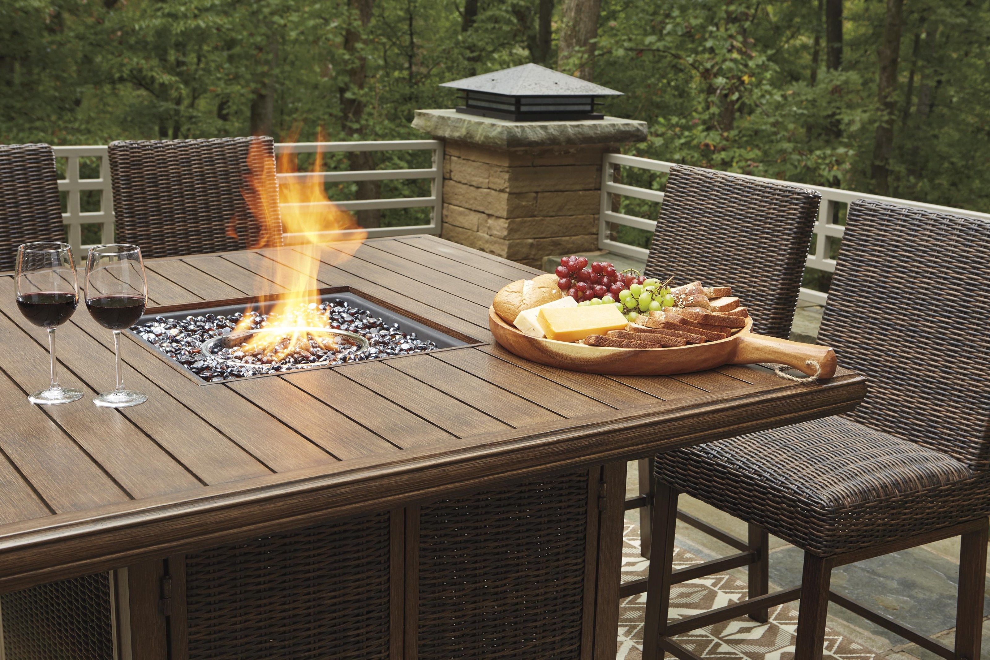 Ashley paradise top trail fire pit